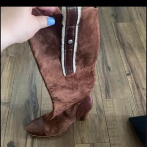UGG Women’s Size 10 Brown Suede High Heel Boot